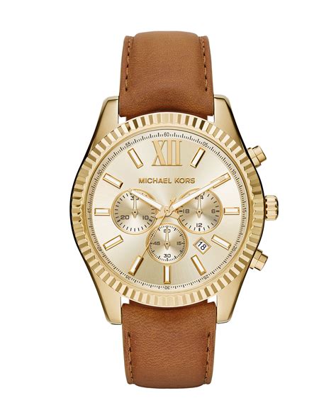 2019 michael kors watch|Michael Kors leather watch.